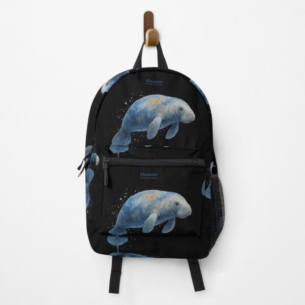 Item preview, Calming Watercolor Portrait of a Manatee designed and sold by Por.Ahi.PR.