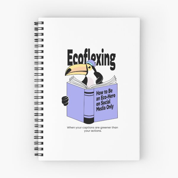 Item preview, Eco-Hero Toucan – Funny Satirical Cartoon Bird Reading a Book designed and sold by Heytoucan.