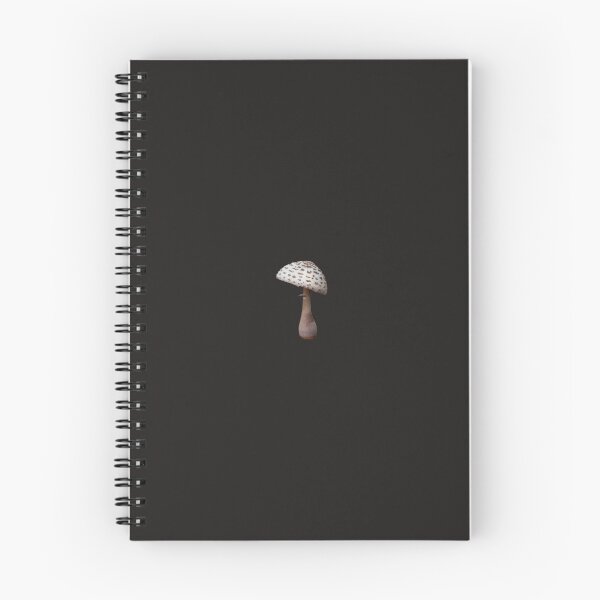 Item preview, Parasol mushroom on a black background designed and sold by Tresorsdesbois.