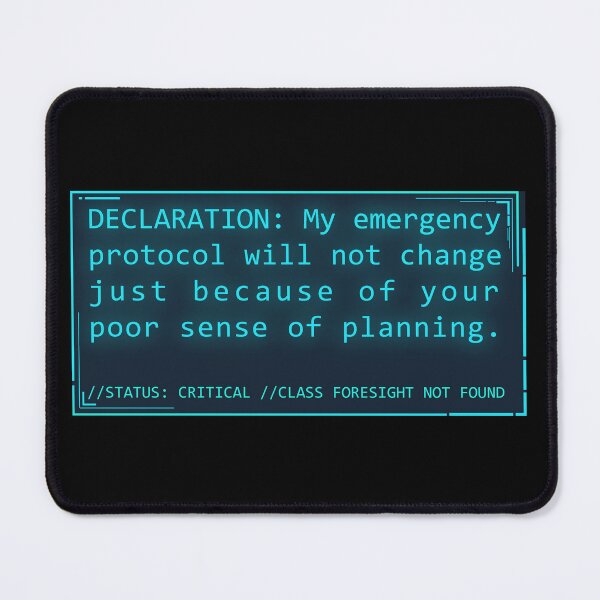 Item preview, Poor sense of planning designed and sold by Serene-Hue-Code.