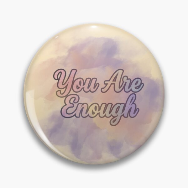 Item preview, You Are Enough T-Shirt - Dreamy Pastel Script Affirmation Quote designed and sold by SebastianSpace.