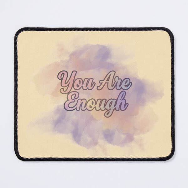 Item preview, You Are Enough T-Shirt - Dreamy Pastel Script Affirmation Quote designed and sold by SebastianSpace.