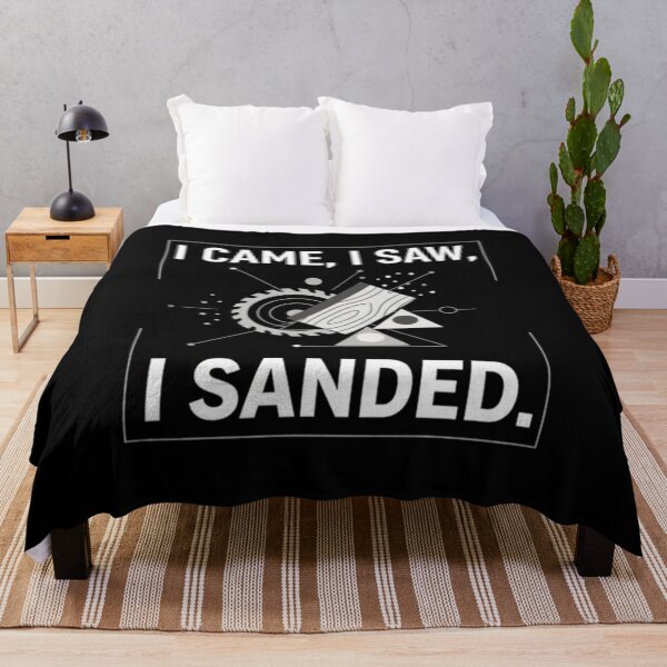Item preview, Saw & Sand Woodworking Quote designed and sold by Ink-Fusions.