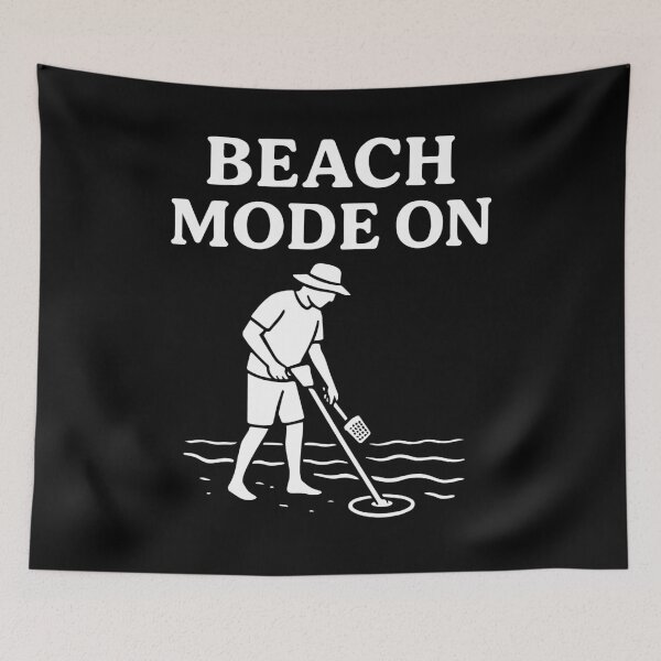 Item preview, Beach Mode On Metal Detecting Fun Adventure designed and sold by LuminOrb.