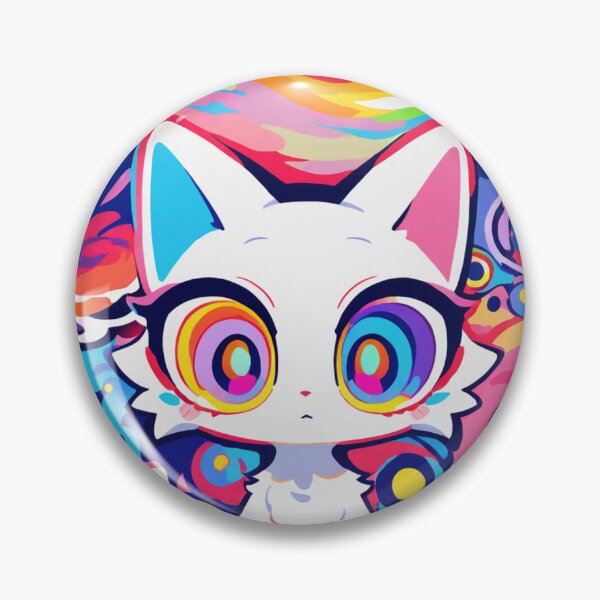 Artikelvorschau, Regenbogenkatze (Glitchcore) entworfen und verkauft von LiminalDreamART.