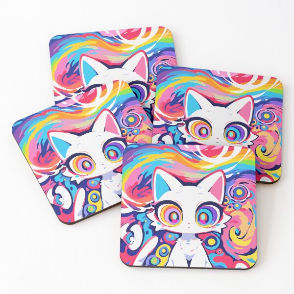 Item preview, Rainbow Cat (Glitchcore) designed and sold by LiminalDreamART.