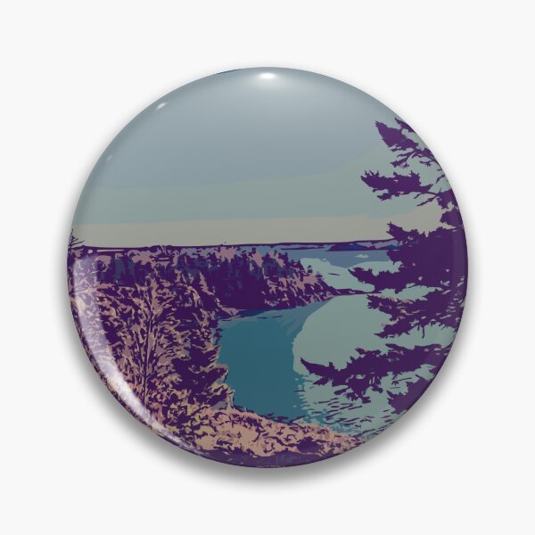 Item preview, Eastport Maine Bluff [Muted Vector] designed and sold by dragonsinn.