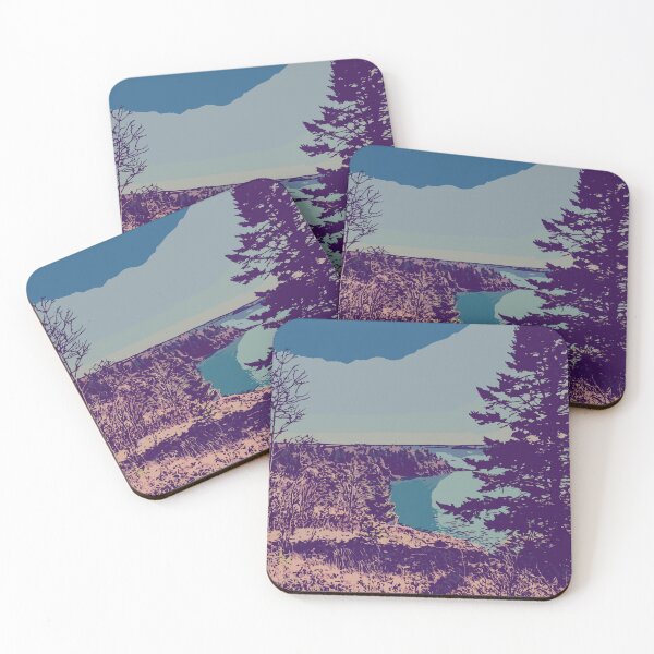 Item preview, Eastport Maine Bluff [Muted Vector] designed and sold by dragonsinn.