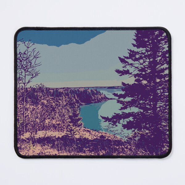 Item preview, Eastport Maine Bluff [Muted Vector] designed and sold by dragonsinn.