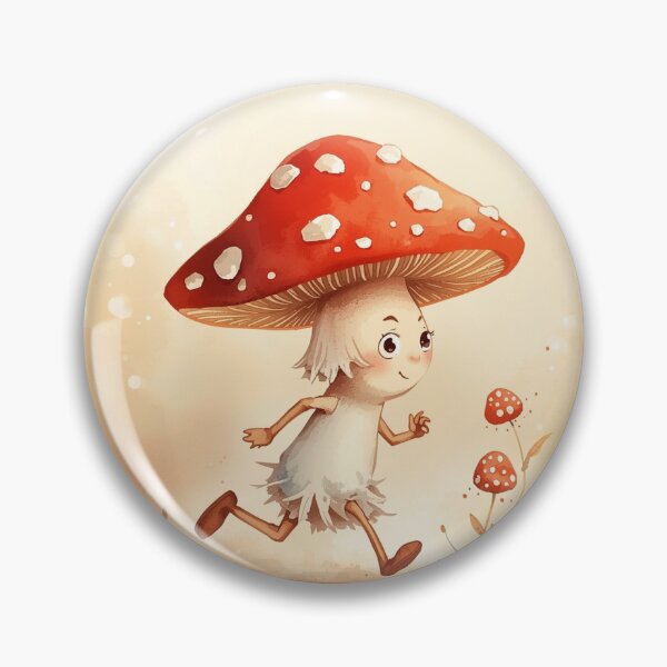 Item preview, Fly agaric that runs designed and sold by Tresorsdesbois.