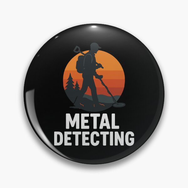 Item preview, Metal Detecting Adventure Treasure Hunt Silhouette designed and sold by LuminOrb.