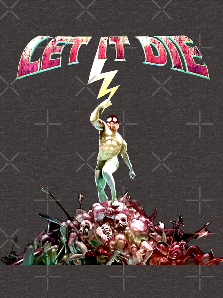 "Let it Die game loading screen color" T-shirt for Sale by dubukat