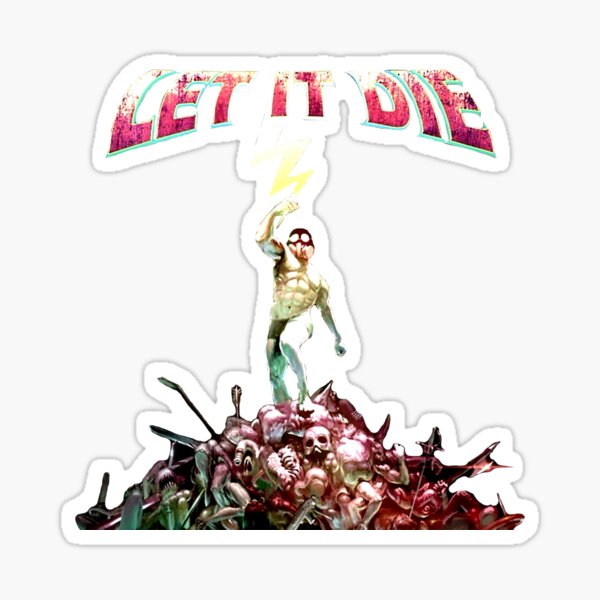 "Let it Die game loading screen color" Sticker for Sale by dubukat