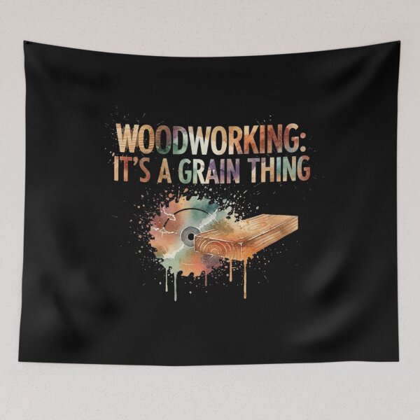 Item preview, Grain Thing Woodworking Art designed and sold by Ink-Fusions.