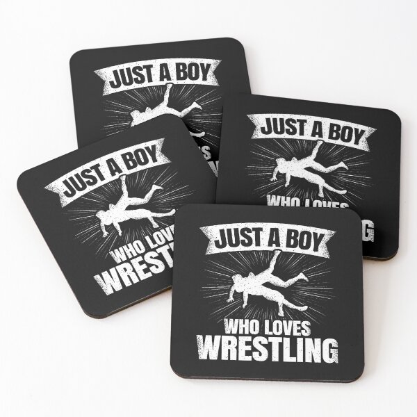 Item preview, Just A Boy Who Loves Wrestling Wrestler Boys Kids designed and sold by AlicaMonica.