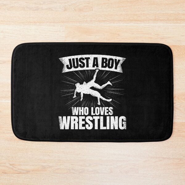 Item preview, Just A Boy Who Loves Wrestling Wrestler Boys Kids designed and sold by AlicaMonica.