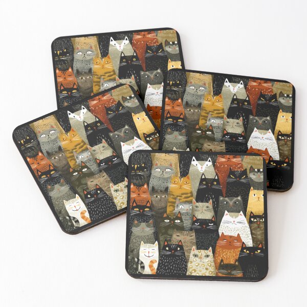 Item preview, Cats phone case pattern designed and sold by SmileshareShop.