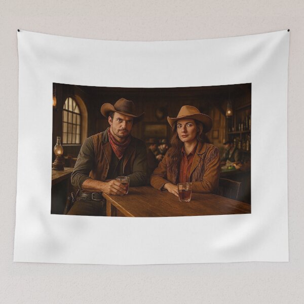 Item preview, Cowboy and cowgirl  designed and sold by The H-Style.