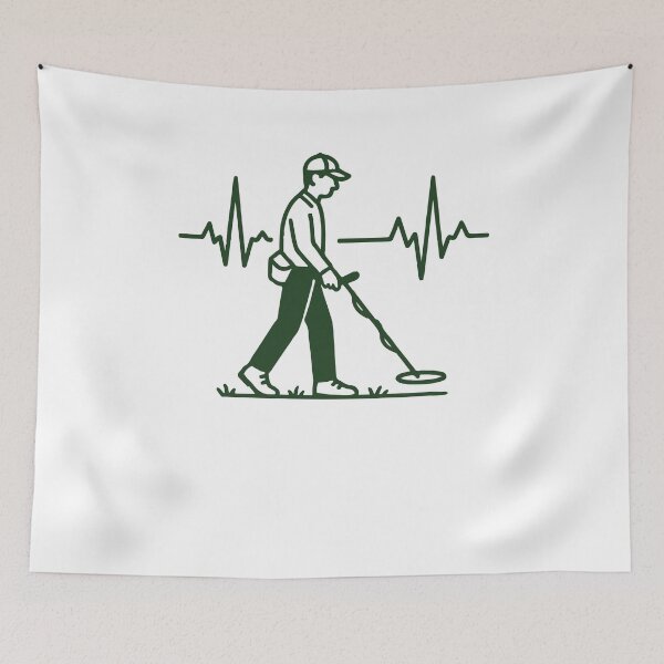 Item preview, Heartbeat Metal Detecting Treasure Hunter designed and sold by LuminOrb.
