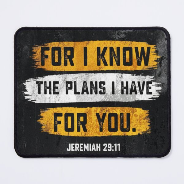 Item preview, Jeremiah 29:11 I Know The Plans Motivational Tee designed and sold by FitnWear.