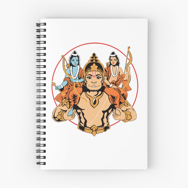 Item preview, Hanuman carries Ram & Lakshman designed and sold by nilamjram.