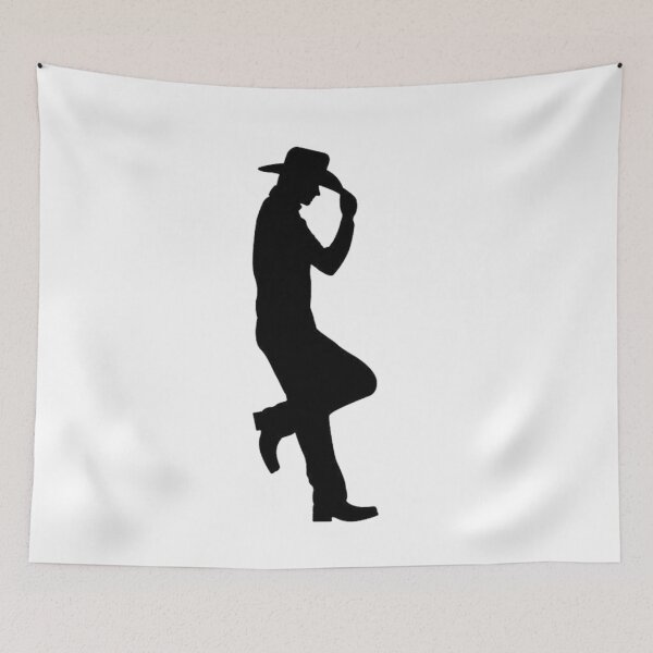 Item preview, Cowboy Silhouette Hat Pose designed and sold by Krfto.