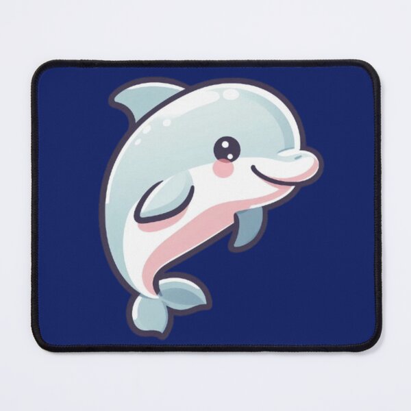 Item preview, Cute Cartoon Dolphin – Playful Ocean Friend designed and sold by Dogandesighn.