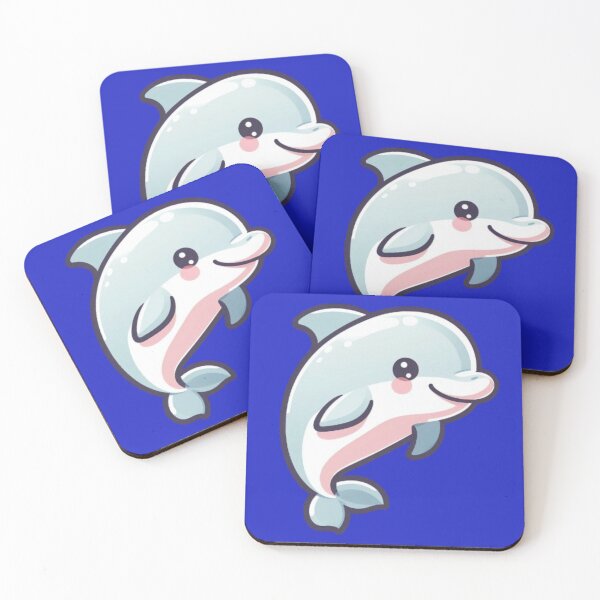 Item preview, Cute Cartoon Dolphin – Playful Ocean Friend designed and sold by Dogandesighn.