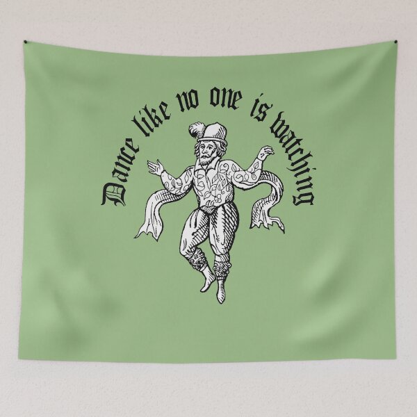Item preview, Dance Like No One Is Watching Fun Vintage Illustration designed and sold by taiche.