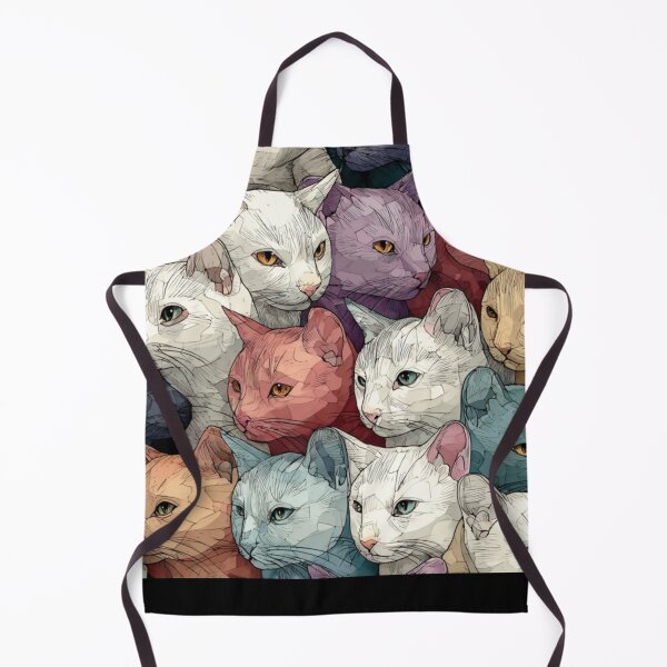 Item preview, Powdery cats pattern designed and sold by SmileshareShop.