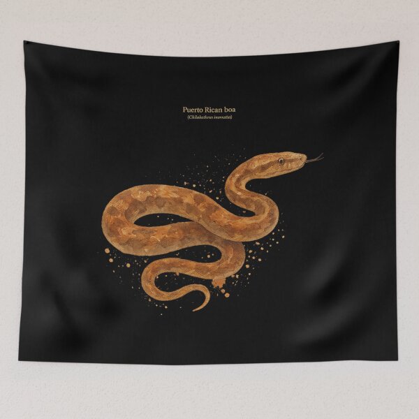 Item preview, Dynamic Watercolor Portrait of Puerto Rican Boa designed and sold by Por.Ahi.PR.