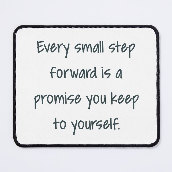 Item preview, Every small step forward is a promise you keep to yourself. designed and sold by successmom.
