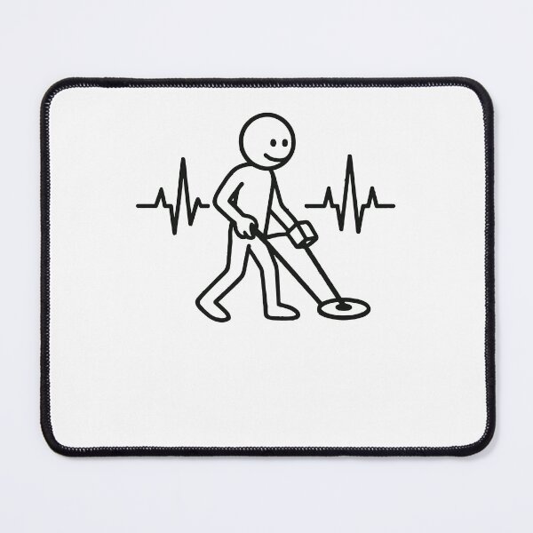 Item preview, Heartbeat Metal Detecting Treasure Hunter Design designed and sold by LuminOrb.