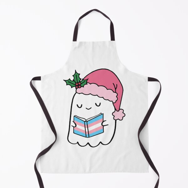 Item preview, Queer Holiday Ghost Reading the Trans Book. designed and sold by Cannaxes Studio.
