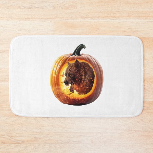 Item preview, Magical Werefox Pumpkin Double Exposure Art – Perfect for Print on Demand Merchandise. designed and sold by printeGear.