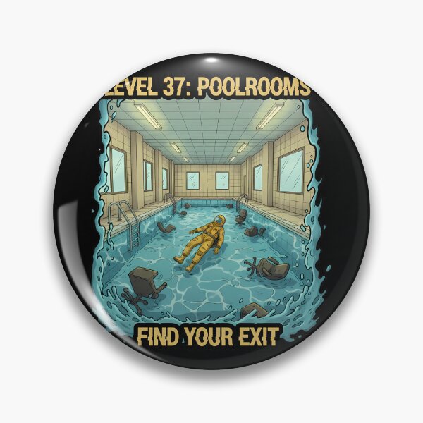 Item preview, Backrooms Level 37 Poolrooms designed and sold by k3rstman1.