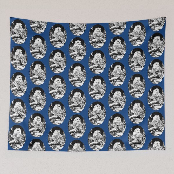 Item preview, Snowy Owl In The Winter Forest designed and sold by AlchemyColor.