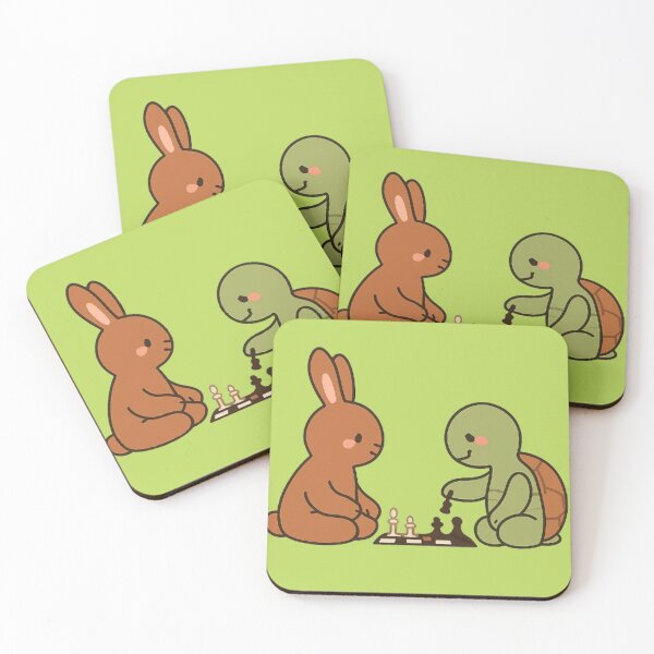 Item preview, Chess Buddies – Turtle and Bunny Game Time designed and sold by Dogandesighn.