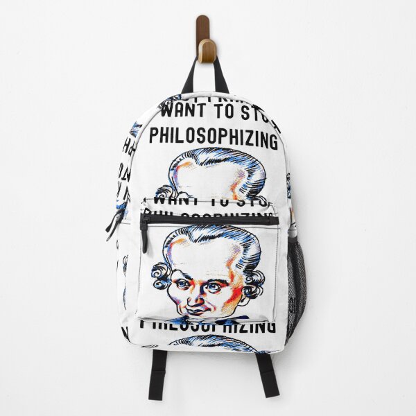 Item preview, Funny Nerdy I Want to Stop Philosophizing But I Kant Philosopher Black Text designed and sold by MathWare MathClips.