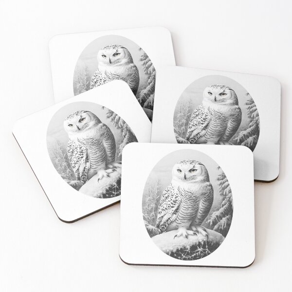 Item preview, Snowy Owl In The Winter Forest designed and sold by AlchemyColor.