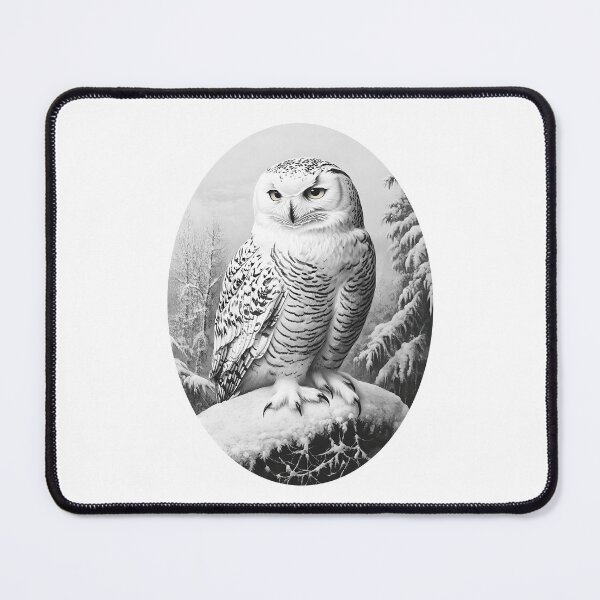 Item preview, Snowy Owl In The Winter Forest designed and sold by AlchemyColor.