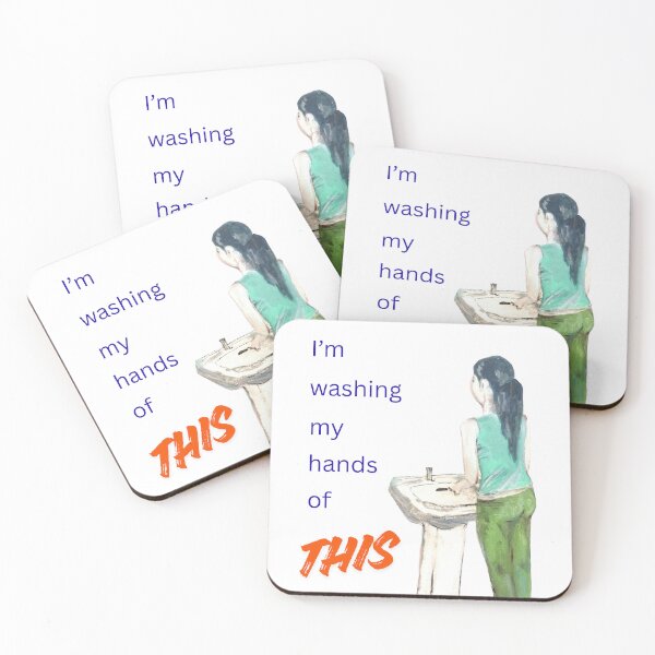 Item preview, I'm Washing My Hands Of This designed and sold by LadyMiloShop.