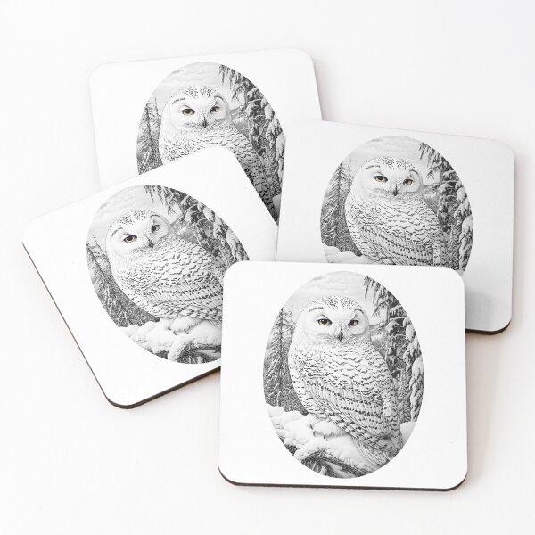 Item preview, Snowy Owl In The Winter Forest designed and sold by AlchemyColor.