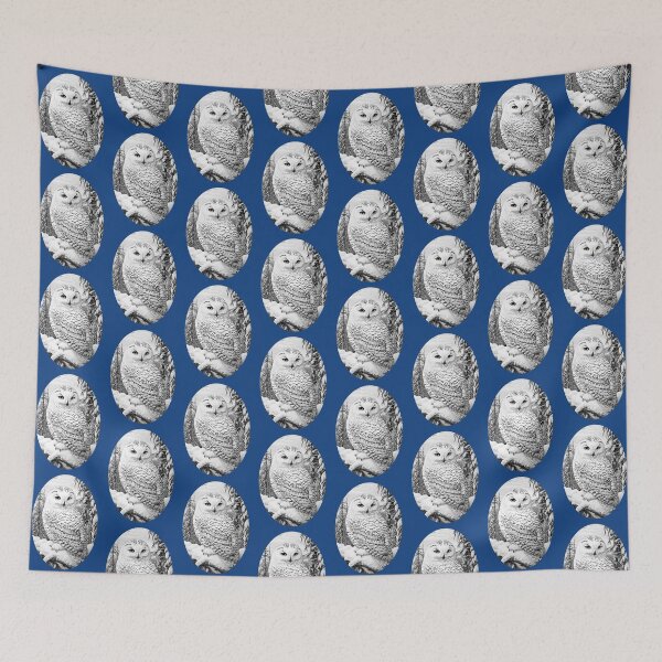 Item preview, Snowy Owl In The Winter Forest designed and sold by AlchemyColor.
