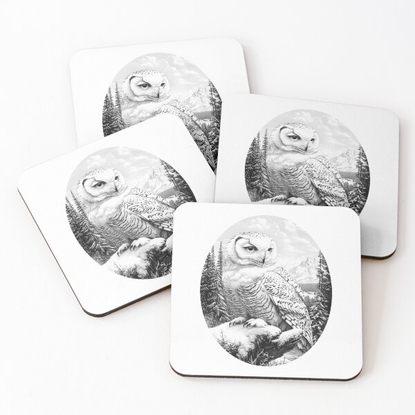 Item preview, Snowy Owl In The Winter Forest designed and sold by AlchemyColor.