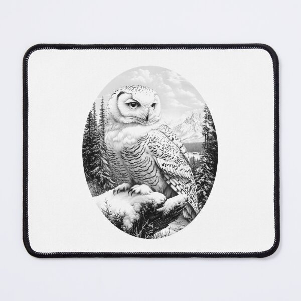 Item preview, Snowy Owl In The Winter Forest designed and sold by AlchemyColor.
