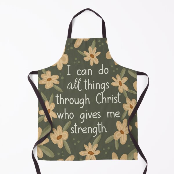 Item preview, All Things Through Christ - Philippians 4:13 designed and sold by Willow & Grace Designs.