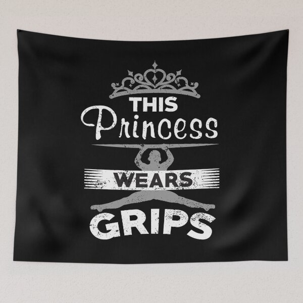 Item preview, This Princess Wears Grips Gymnast T Shirt designed and sold by shoppzee.
