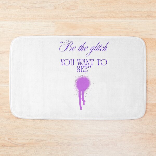Item preview, Be the Glitch You Want to See pink designed and sold by SloganSauce.