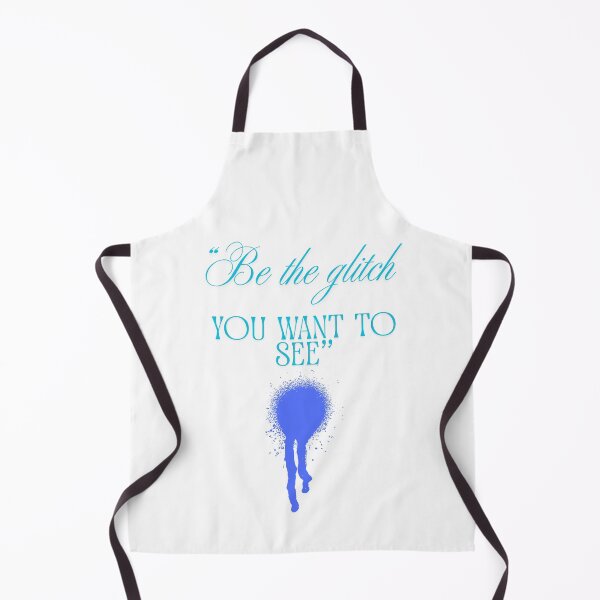 Item preview, Be the Glitch You Want to See blue designed and sold by SloganSauce.
